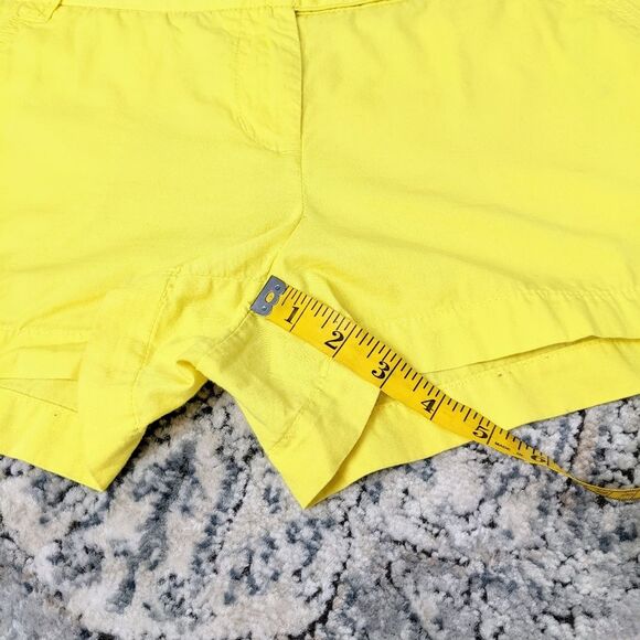 Neon Yellow J. Crew Factory Chino Shorts - Picture 9 of 11